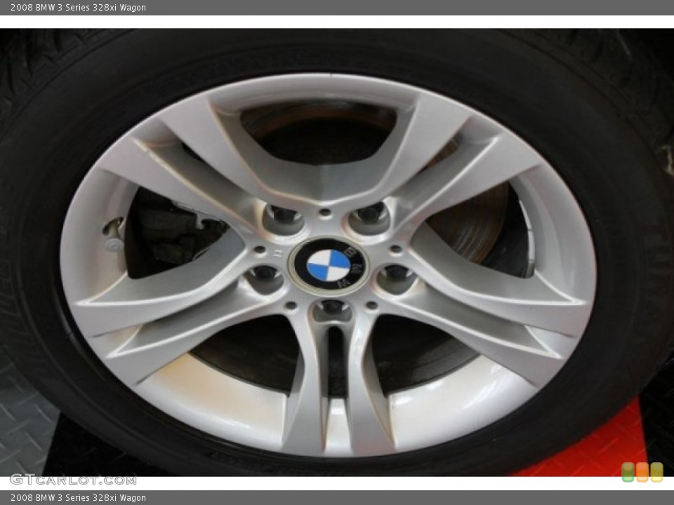 2008 BMW 3 Series 328xi Wagon Wheel and Tire Photo #52242313