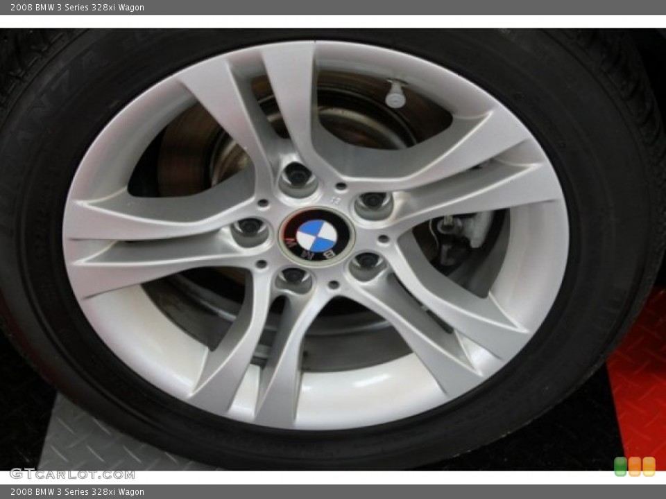 2008 BMW 3 Series 328xi Wagon Wheel and Tire Photo #52242337