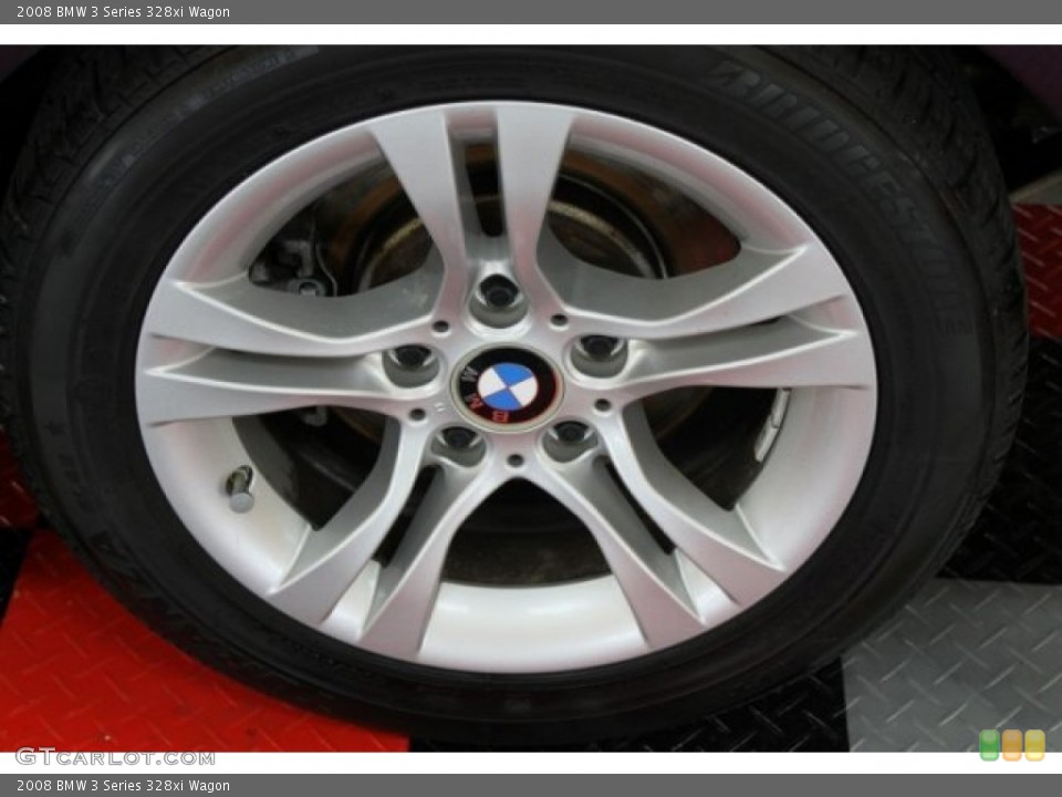 2008 BMW 3 Series 328xi Wagon Wheel and Tire Photo #52242346