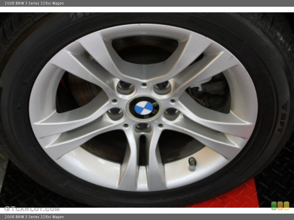 2008 BMW 3 Series 328xi Wagon Wheel and Tire Photo #52242349