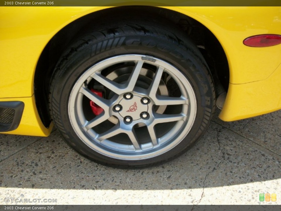 2003 Chevrolet Corvette Z06 Wheel and Tire Photo #52242568