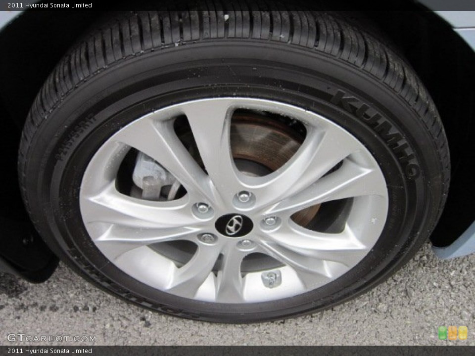 2011 Hyundai Sonata Limited Wheel and Tire Photo #52249564