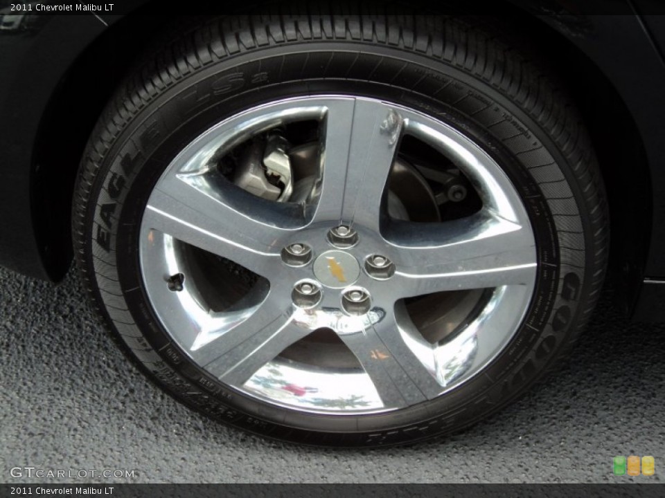 2011 Chevrolet Malibu LT Wheel and Tire Photo #52252603