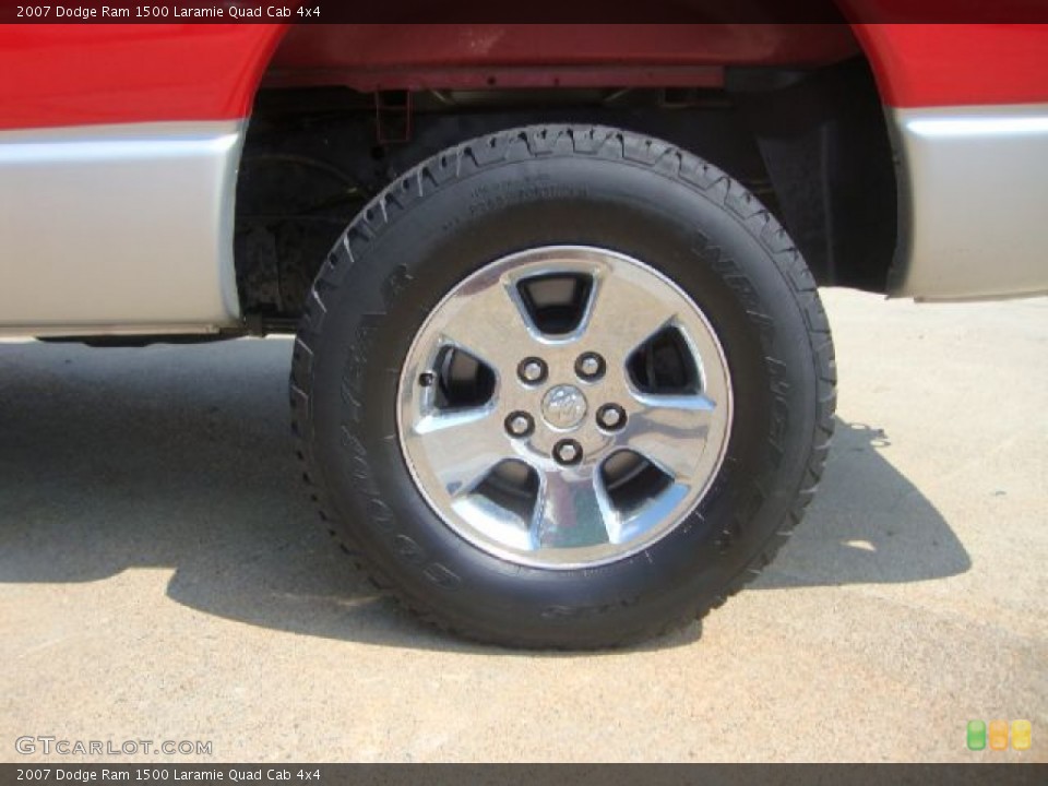 2007 Dodge Ram 1500 Laramie Quad Cab 4x4 Wheel and Tire Photo #52253128