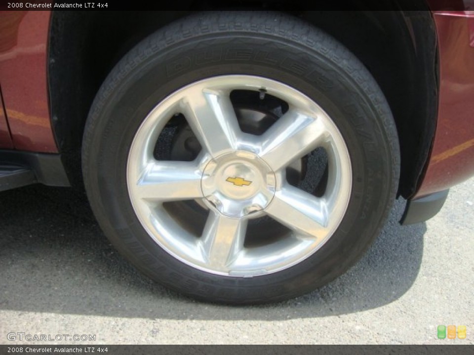 2008 Chevrolet Avalanche LTZ 4x4 Wheel and Tire Photo #52253575