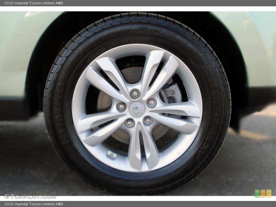 2010 Hyundai Tucson Limited AWD Wheel and Tire Photo #52261876