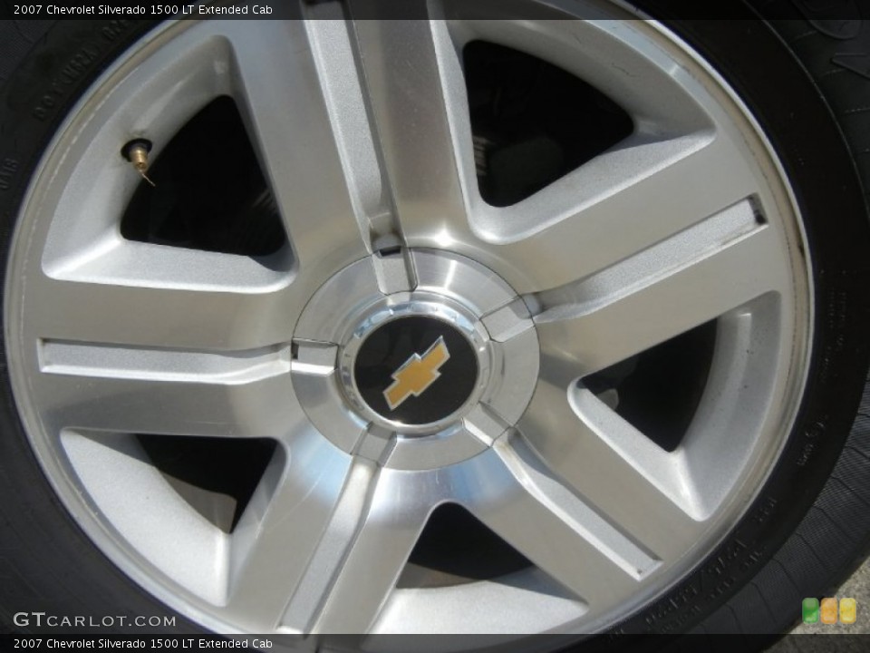 2007 Chevrolet Silverado 1500 LT Extended Cab Wheel and Tire Photo #52266913