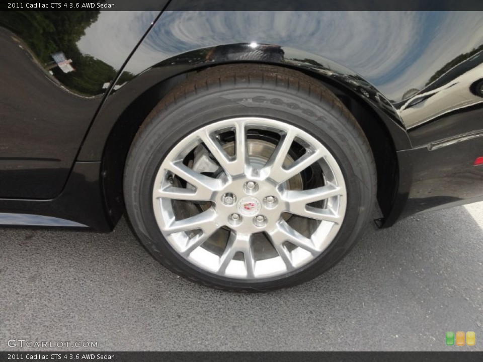 2011 Cadillac CTS 4 3.6 AWD Sedan Wheel and Tire Photo #52274467