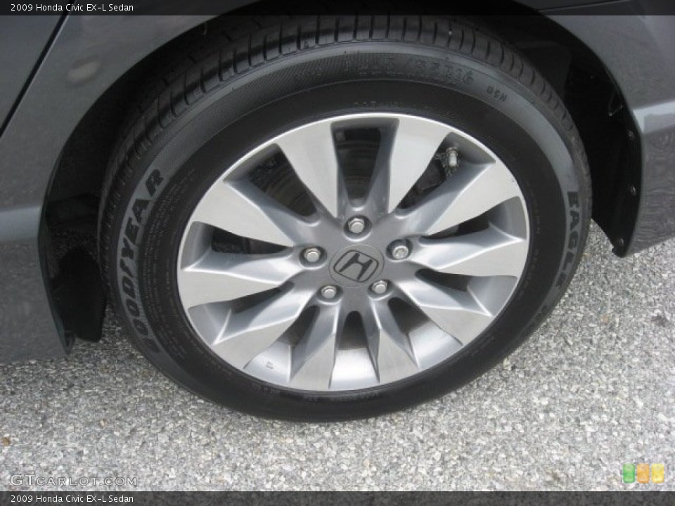 2009 Honda Civic EX-L Sedan Wheel and Tire Photo #52275055