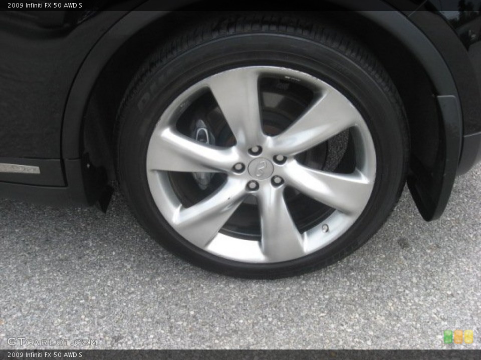 2009 Infiniti FX 50 AWD S Wheel and Tire Photo #52275790