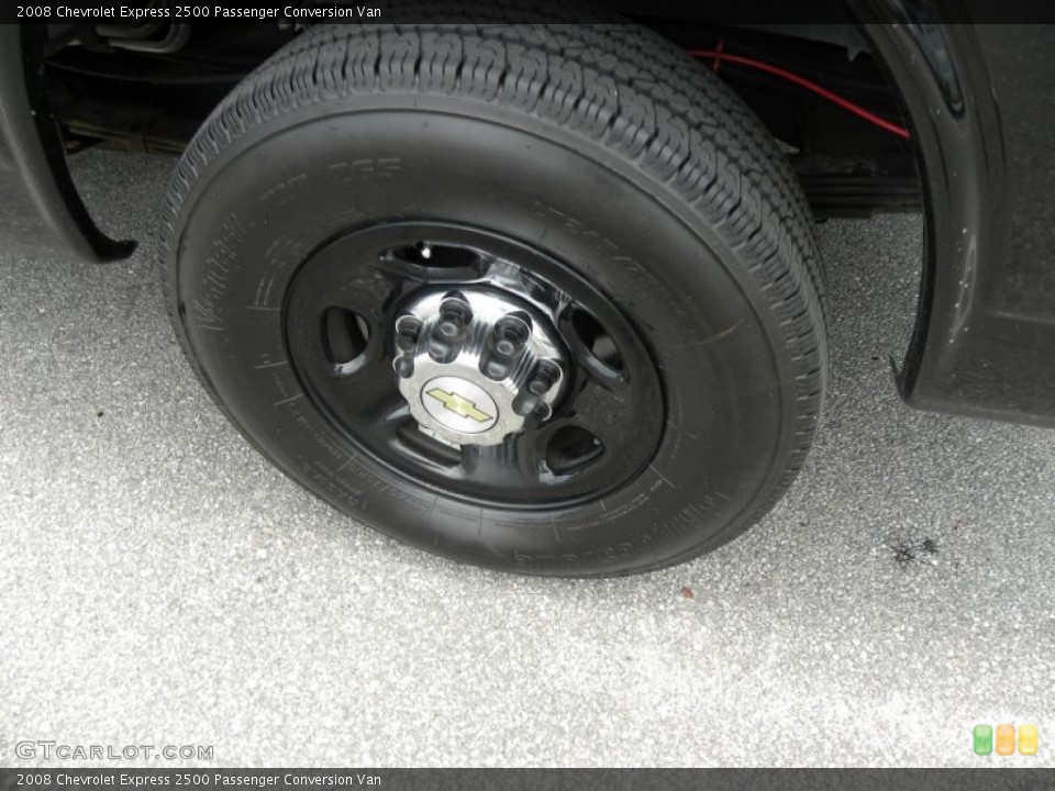 2008 Chevrolet Express 2500 Passenger Conversion Van Wheel and Tire Photo #52277128
