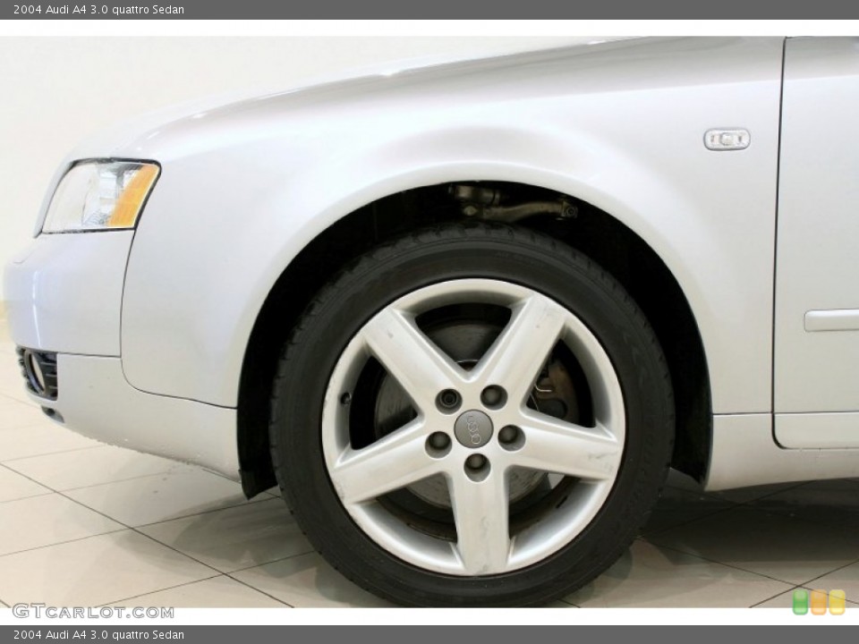 2004 Audi A4 3.0 quattro Sedan Wheel and Tire Photo #52284671