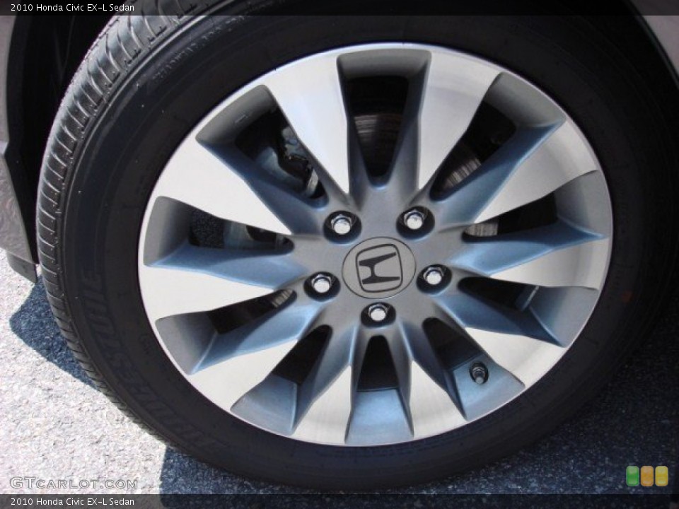 2010 Honda Civic EX-L Sedan Wheel and Tire Photo #52286552