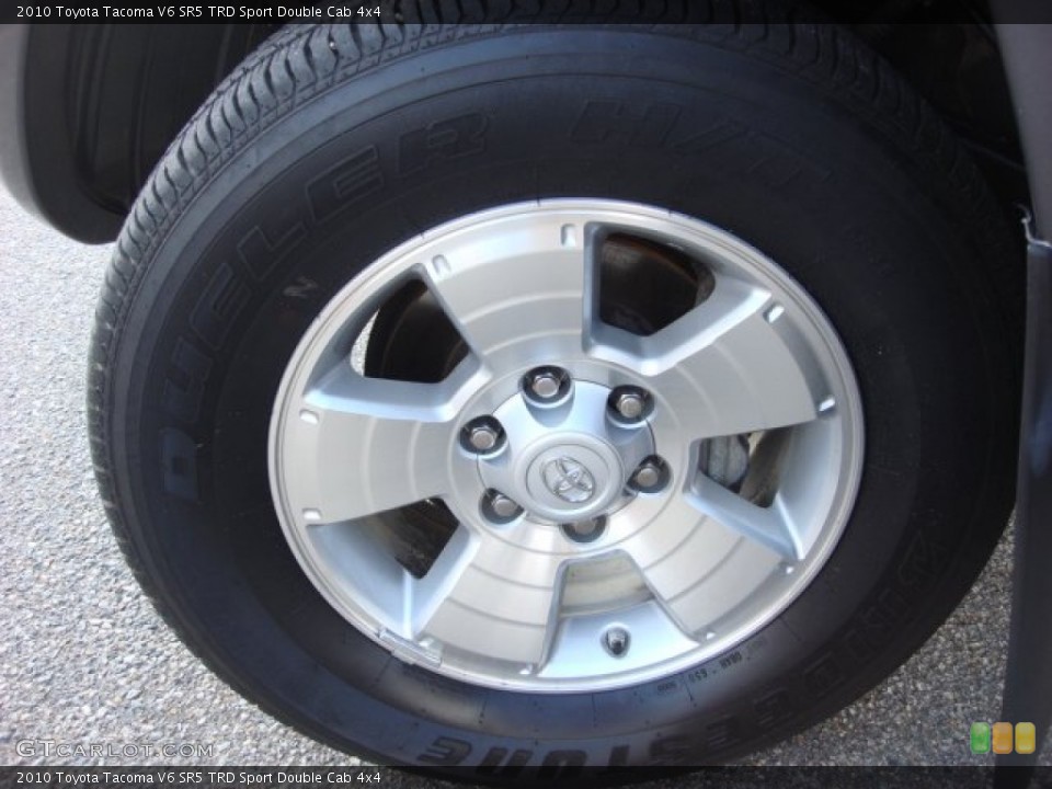 2010 Toyota Tacoma V6 SR5 TRD Sport Double Cab 4x4 Wheel and Tire Photo #52290884