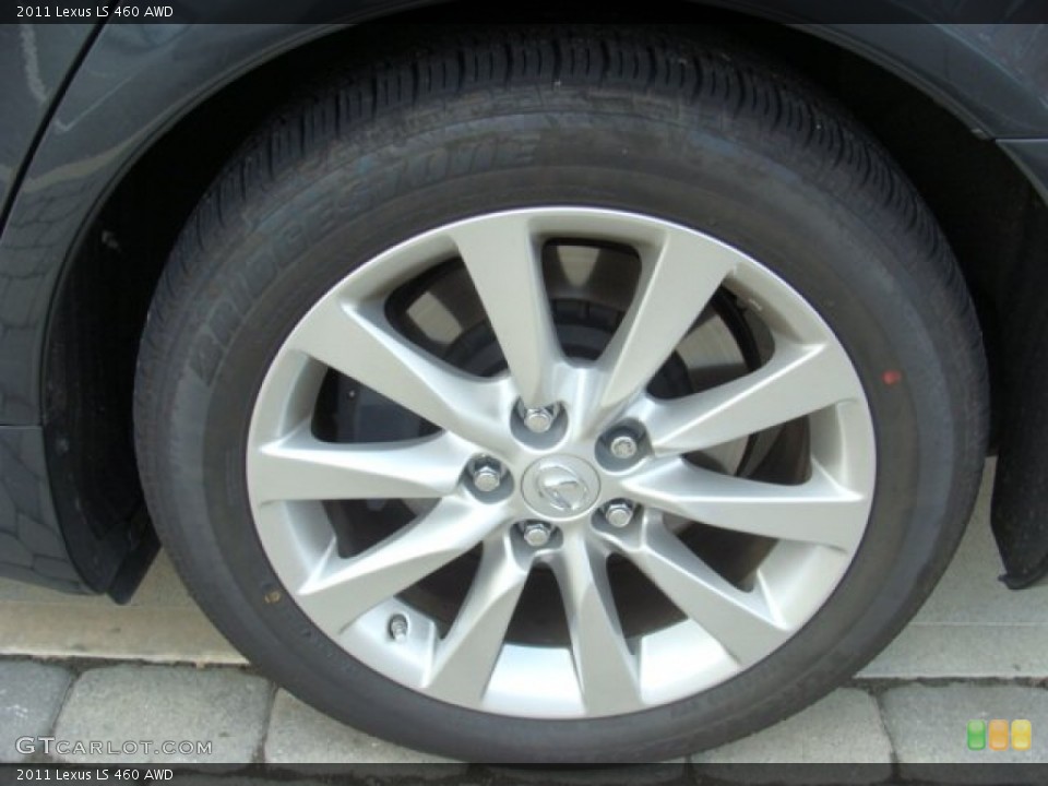 2011 Lexus LS 460 AWD Wheel and Tire Photo #52297079