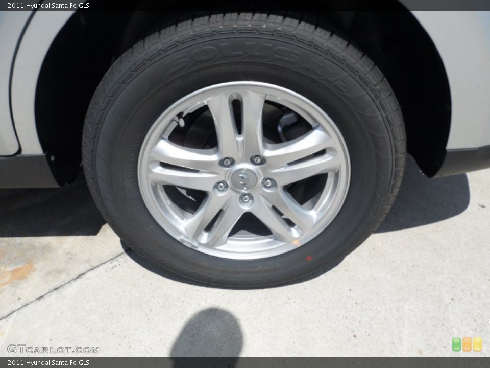 2011 Hyundai Santa Fe GLS Wheel and Tire Photo #52298441