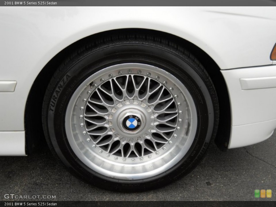 2001 BMW 5 Series 525i Sedan Wheel and Tire Photo #52300817