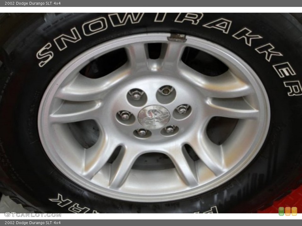 2002 Dodge Durango SLT 4x4 Wheel and Tire Photo #52305470