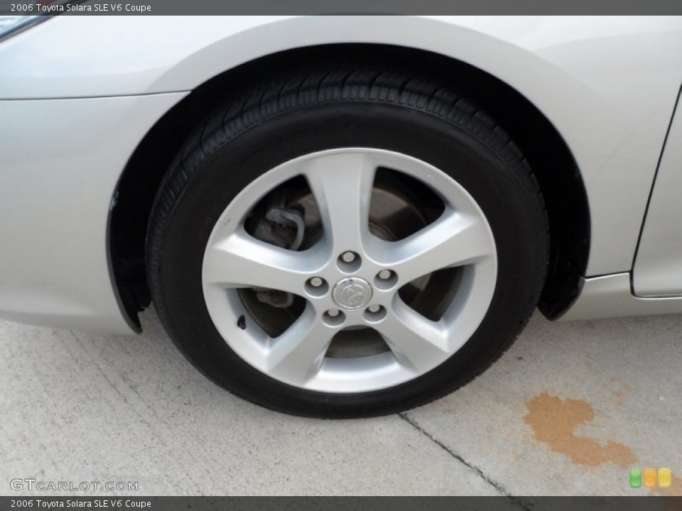 2006 Toyota Solara SLE V6 Coupe Wheel and Tire Photo #52312872