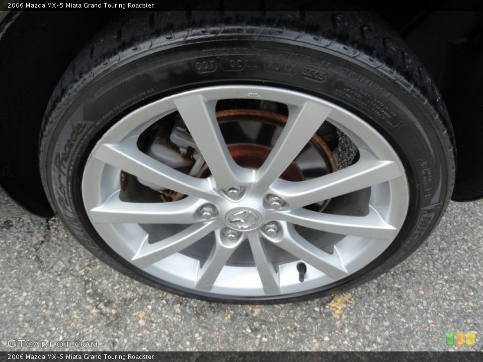 2006 Mazda MX-5 Miata Grand Touring Roadster Wheel and Tire Photo #52313307