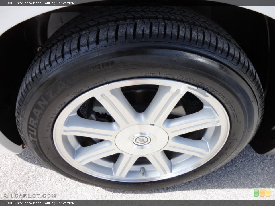 2008 Chrysler Sebring Touring Convertible Wheel and Tire Photo #52315251