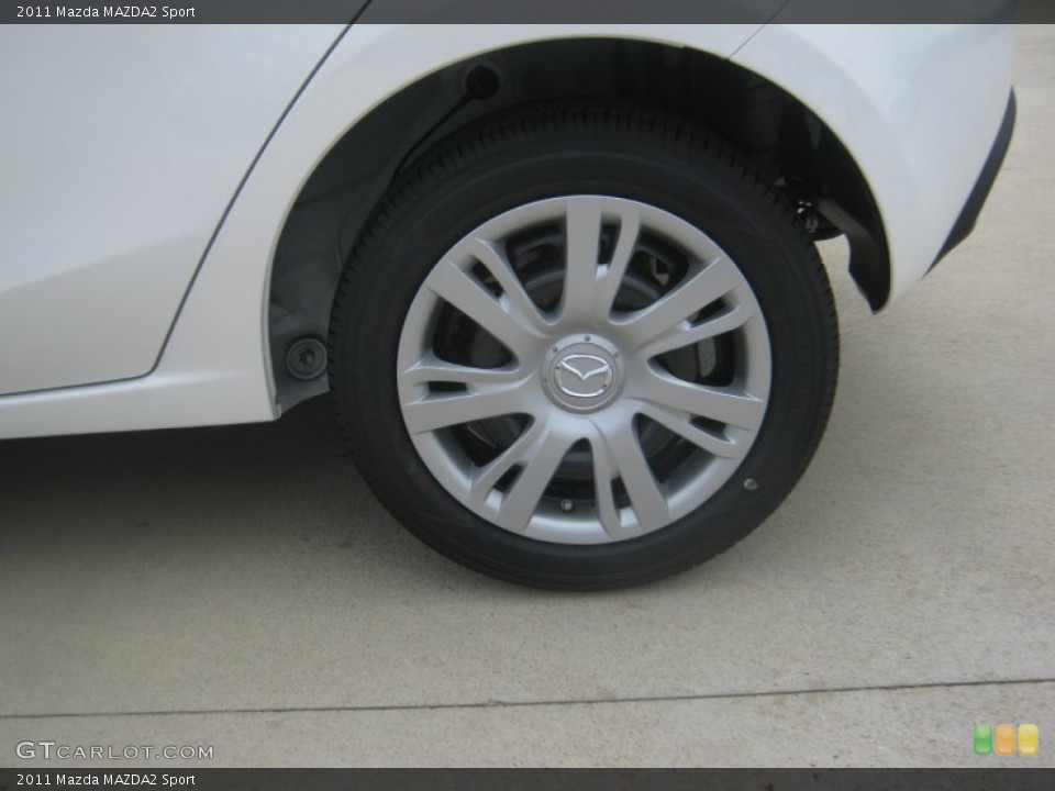2011 Mazda MAZDA2 Sport Wheel and Tire Photo #52315872