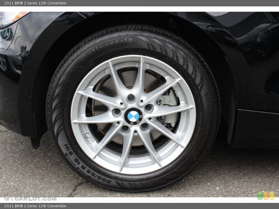 2011 BMW 1 Series 128i Convertible Wheel and Tire Photo #52317030