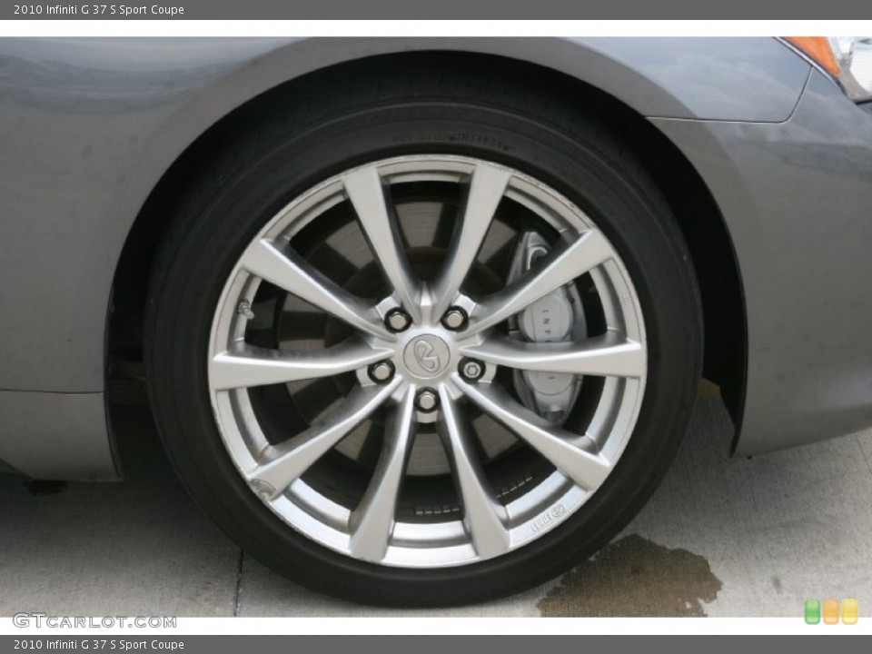 2010 Infiniti G 37 S Sport Coupe Wheel and Tire Photo #52330389