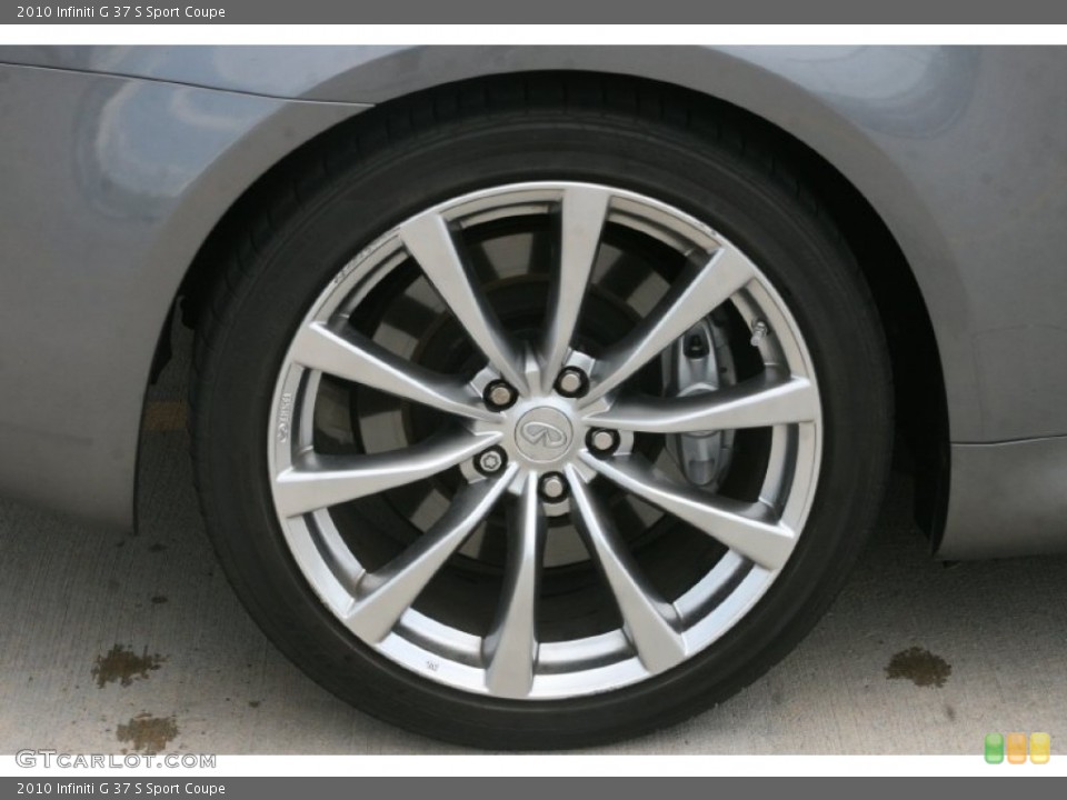 2010 Infiniti G 37 S Sport Coupe Wheel and Tire Photo #52330401
