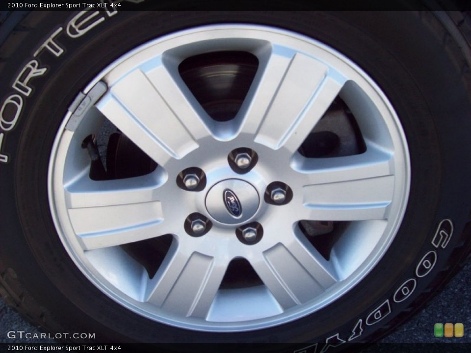 2010 Ford Explorer Sport Trac XLT 4x4 Wheel and Tire Photo #52333995