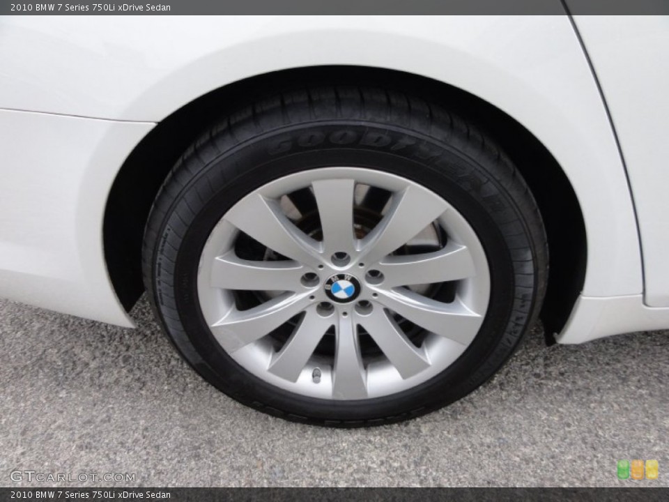 2010 BMW 7 Series 750Li xDrive Sedan Wheel and Tire Photo #52335087