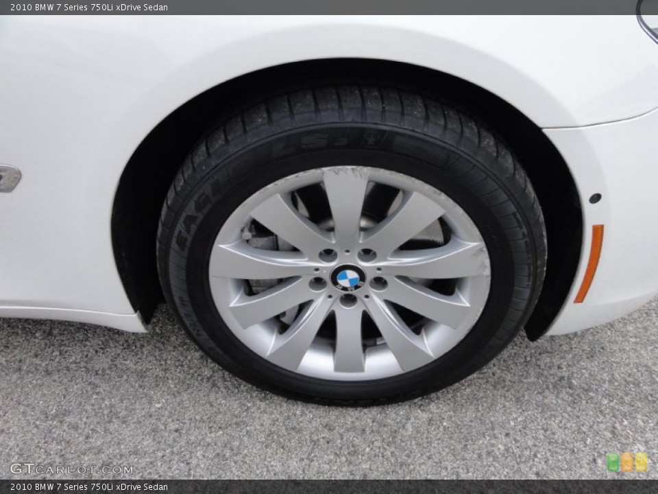 2010 BMW 7 Series 750Li xDrive Sedan Wheel and Tire Photo #52335102