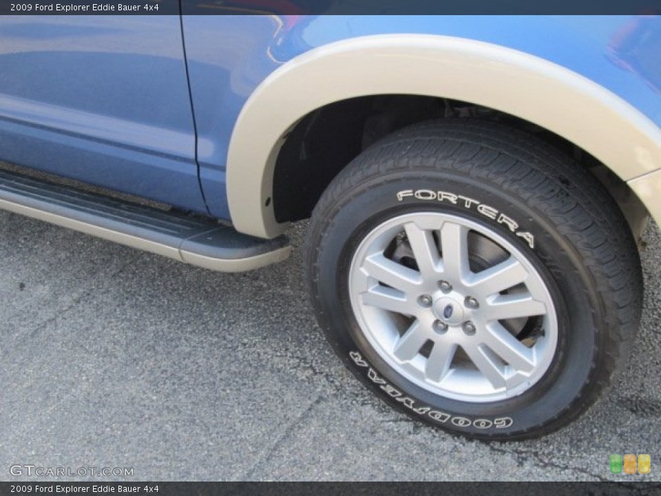2009 Ford Explorer Eddie Bauer 4x4 Wheel and Tire Photo #52336782