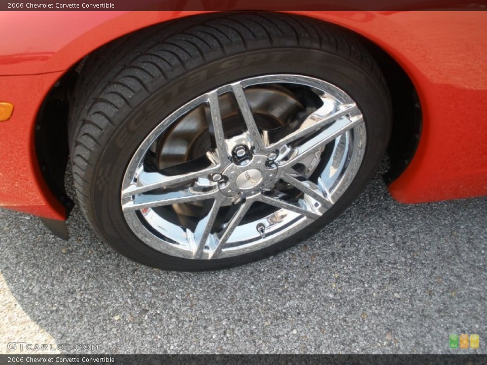 2006 Chevrolet Corvette Convertible Wheel and Tire Photo #52339608