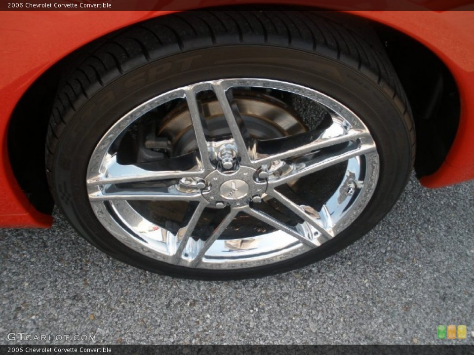 2006 Chevrolet Corvette Convertible Wheel and Tire Photo #52339716
