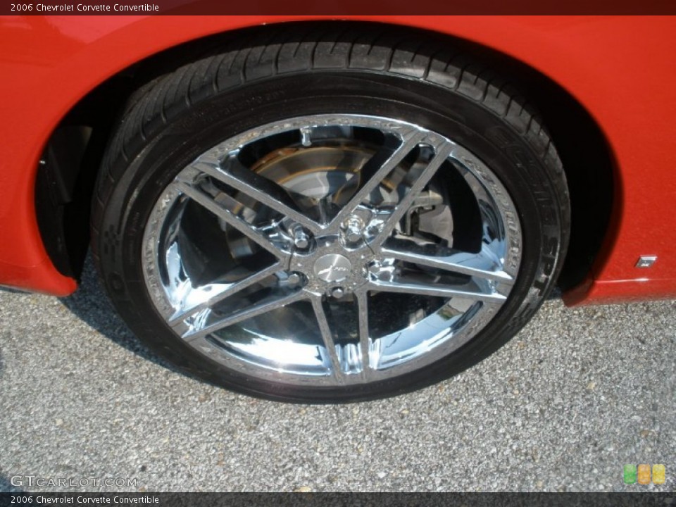 2006 Chevrolet Corvette Convertible Wheel and Tire Photo #52339731