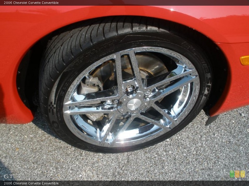 2006 Chevrolet Corvette Convertible Wheel and Tire Photo #52339749