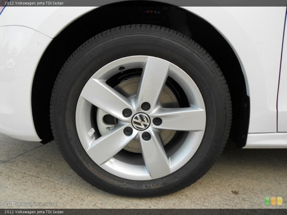 2012 Volkswagen Jetta TDI Sedan Wheel and Tire Photo #52344594
