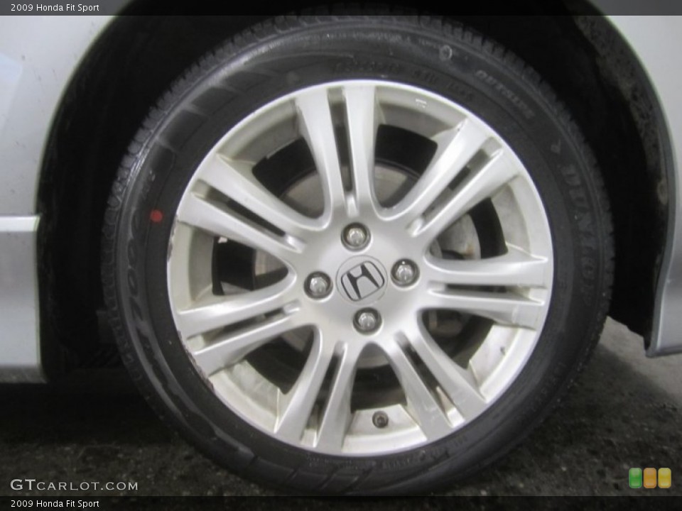 2009 Honda Fit Sport Wheel and Tire Photo #52345830