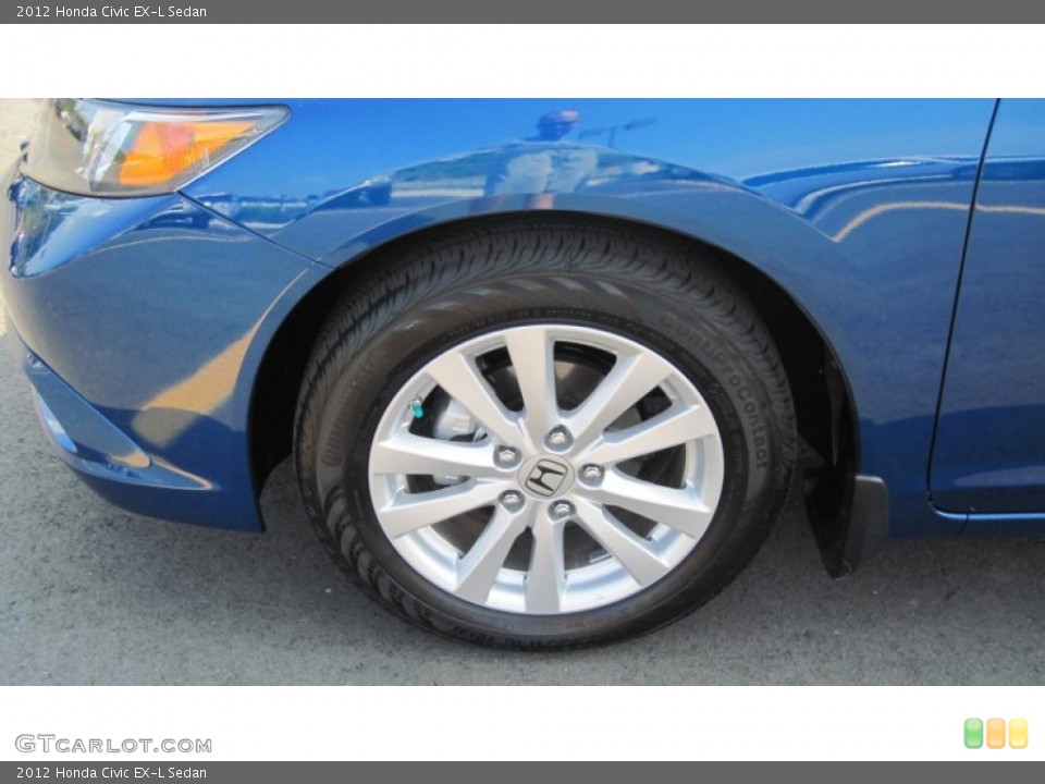 2012 Honda Civic EX-L Sedan Wheel and Tire Photo #52351632
