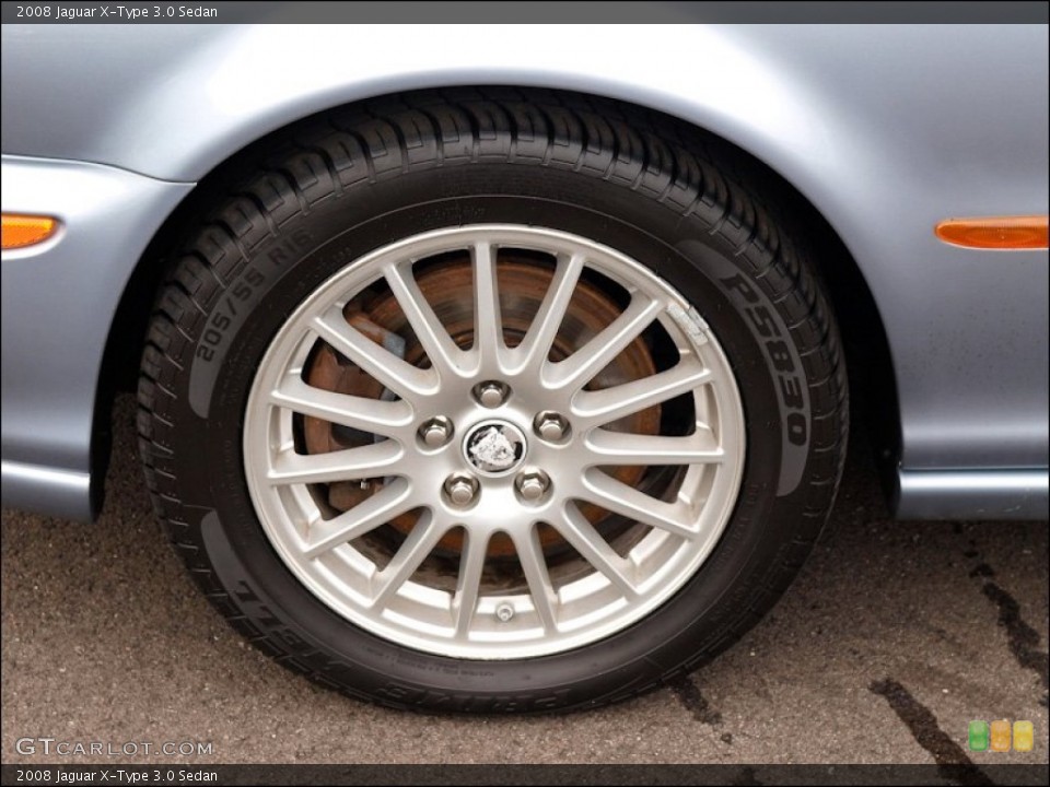 2008 Jaguar X-Type 3.0 Sedan Wheel and Tire Photo #52369960