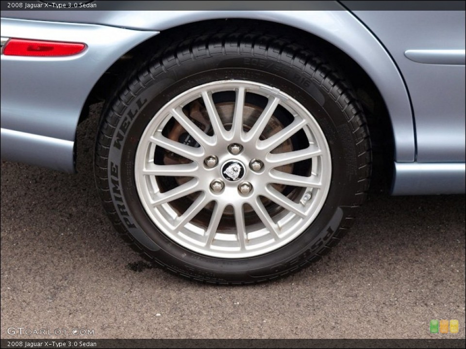 2008 Jaguar X-Type 3.0 Sedan Wheel and Tire Photo #52369990