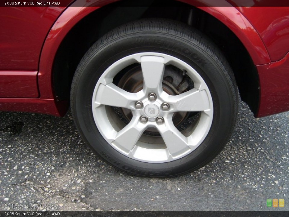 2008 Saturn VUE Red Line AWD Wheel and Tire Photo #52370533