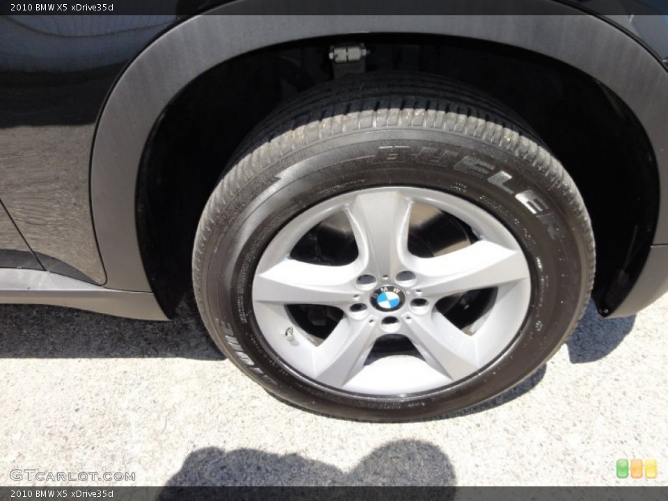 2010 BMW X5 xDrive35d Wheel and Tire Photo #52375213