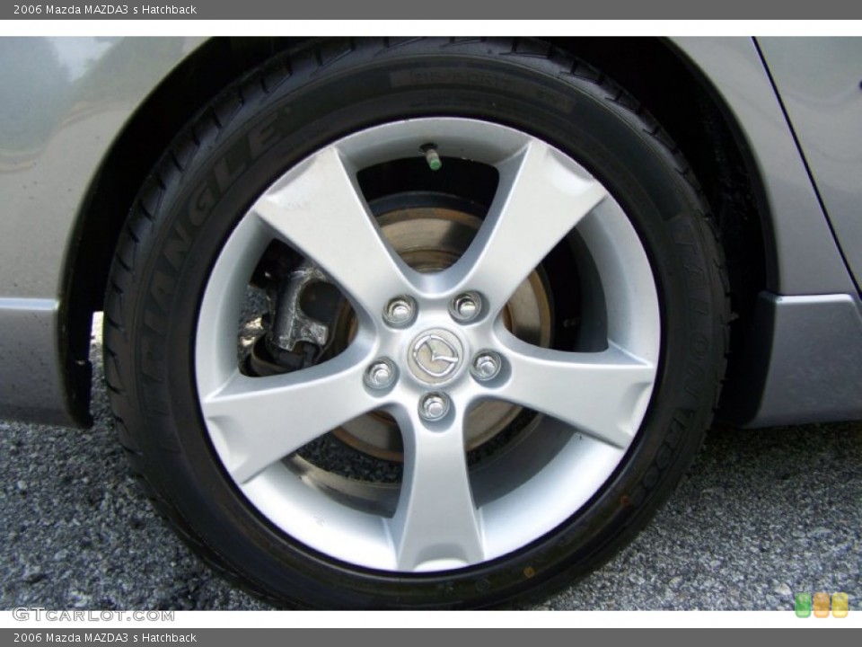 2006 Mazda MAZDA3 s Hatchback Wheel and Tire Photo #52376731