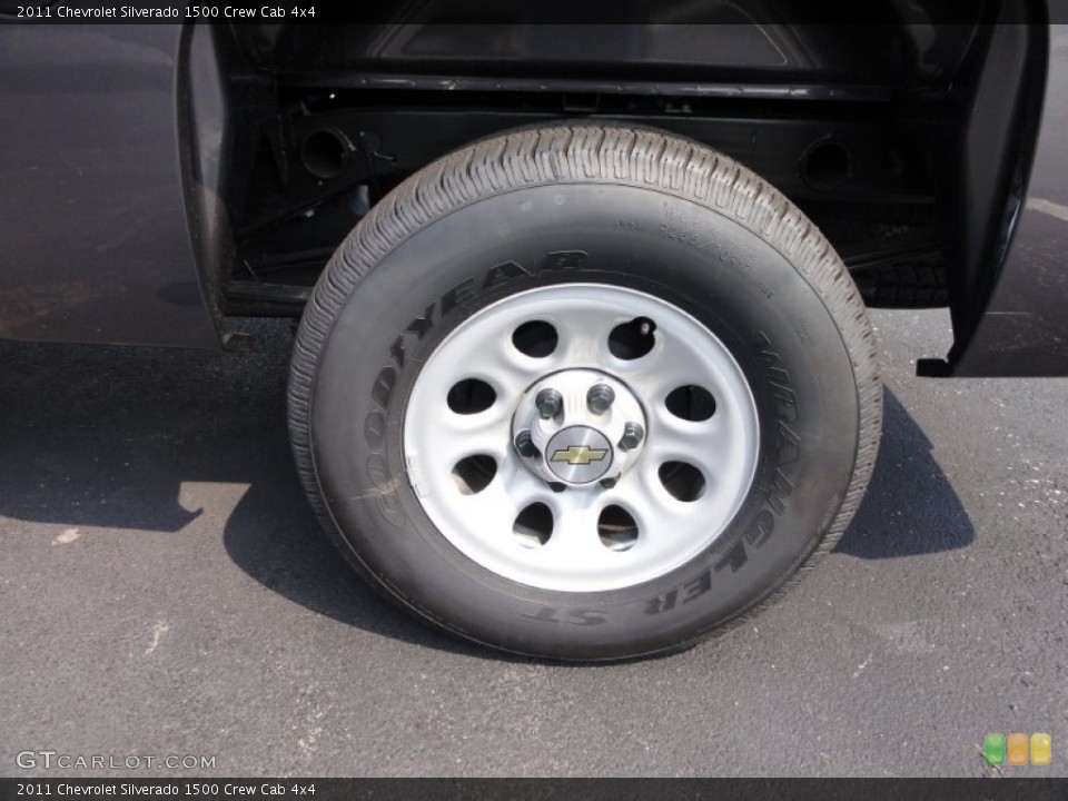 2011 Chevrolet Silverado 1500 Crew Cab 4x4 Wheel and Tire Photo #52381027