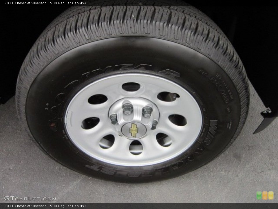 2011 Chevrolet Silverado 1500 Regular Cab 4x4 Wheel and Tire Photo #52381684