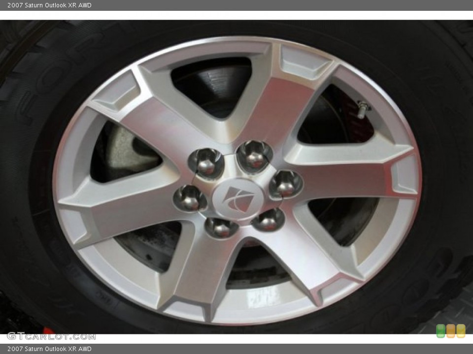 2007 Saturn Outlook XR AWD Wheel and Tire Photo #52382068