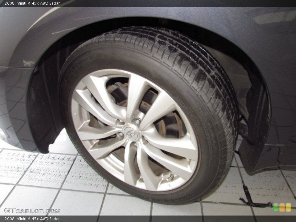2008 Infiniti M 45x AWD Sedan Wheel and Tire Photo #52386082