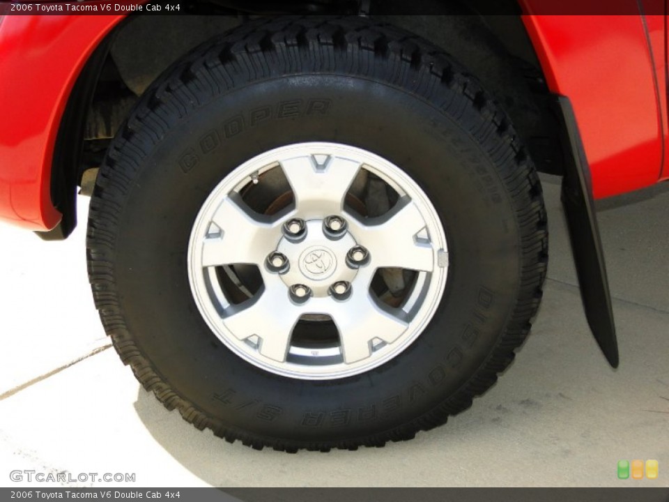 2006 Toyota Tacoma V6 Double Cab 4x4 Wheel and Tire Photo #52390506